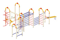 Детские уличные комплексы + Спортивный комплекс Отрада СК 08-001