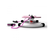 Степперы + Фитнес платформа DFC Twister Bow с эспандерами