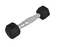 Гантели +  Гантель обрезиненная DB-301, черная