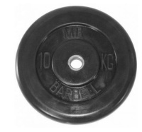 Диски для штанг и гантелей + Диск обрезиненный BARBELL MB (металлическая втулка) диаметр 51 мм