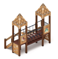 Детские уличные комплексы + Королевство (Картонное) - ДИК 1.15.07-22