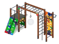 Детские уличные комплексы + Спортивная серия (Граффити) СК 2.01.21-01