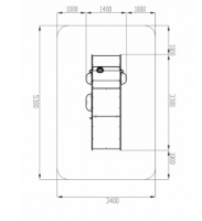 Теневые навесы, беседки + Автобус (серый) - Беседка - МФ 10.03.13-02
