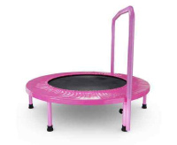 Батуты + Батут с поручнем DFC JUMPFIT 36'' розовый