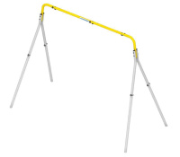 Детские качели + Качели двойные (без качелей) Romana R.103.28.04 (серый/жёлтый)