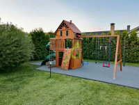 Детские уличные комплексы + Детская площадка IgraGrad Шато 2 с трубой (Домик)