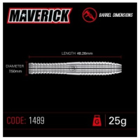 Дротики + Дротики Winmau Maverick steeltip 25gr (профессиональный уровень)