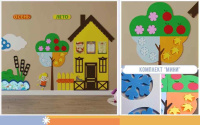 Декоративно-развивающие панели + Игровая настенная панель "Окружающая среда" мини