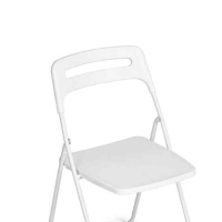Пластиковые стулья + Стул Fold, пластиковый, складной, белый