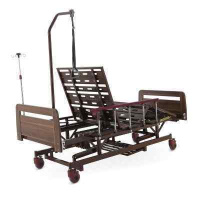 Кровати функциональные + Кровать механическая MED-MOS Е-31 (ЛДСП коричневый)