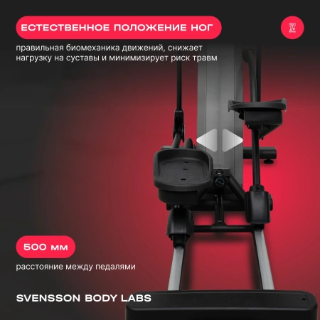 Эллиптические тренажеры + Эллиптический тренажер домашний SVENSSON BODY LABS TITAN FLD