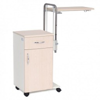 Тумбы медицинские + Тумба прикроватная с фасадами, топом и откидной столешницей из ламината KL1-А