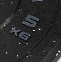 Диски для штанг и гантелей + BRONZE GYM BG-BMP-5 Диск бамперный  5 кг