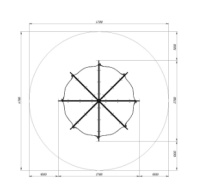 Теневые навесы, беседки + Беседка-пагода Карнавал (Полянка) - МФ 10.22.01-02