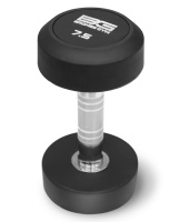 Гантели + Набор обрезиненных гантелей BRONZE GYM BGDBR275-500, 27.5-50 кг - 10 пар, шаг 2,5 кг