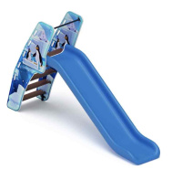 Детские горки + Горка пластиковая - ИО 42.01.01-01 - (голубой скат) Н-1200 (Снежная королева)
