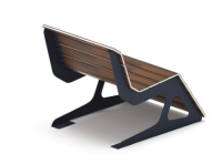 Скамейки + Скамья - МФ 42.02.05 (Темный дуб) Д:780 (под анкера)