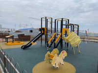 Детские уличные комплексы + Игровой комплекс серии Геометрия, Н-1500 ДИО 09060