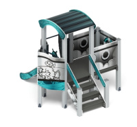 Детские горки + Катерок (Лагуна) - ДИК 1.03.3.01-12 - Игровой комплекс H=750