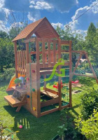 Детские уличные комплексы + Детская площадка IgraGrad Крафт Pro 6