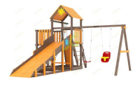 Детские уличные комплексы + Всесезонная площадка IgraGrad С с балконом SF