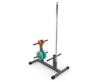 Стойки для гантелей, грифов и дисков + Стойка для хранения дисков DFC RA003