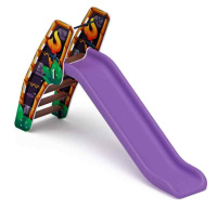 Детские горки + Горка пластиковая - ИО 42.01.01-02 - (сиреневый скат) H=1200 (Майя)