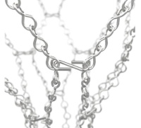 Сетки баскетбольные + Стальная сетка для баскетбольного кольца DFC N-S1