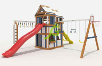 Детские уличные комплексы + Детская площадка IgraGrad Великан 2 (Домик) мод.2