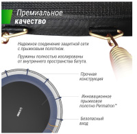 Батуты + Батут UNIX Line SUPREME BASIC 16 ft (blue)