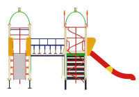 Детские уличные комплексы + Детский игровой комплекс «Навина» H=1200 ДИК 28-931