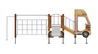 Детские уличные комплексы + ДИК 05-1103 (Чубик) Детский игровой комплекс «Грузовичок» H=750