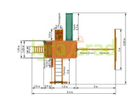 Детские уличные комплексы + Детская площадка IgraGrad Шато с рукоходом (Домик)