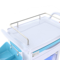 Тележки медицинские + Столик реанимационный, анестезиологический CT001 (ТМ-014АН-00)