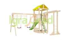 Уличные игровые комплексы для детей + Детская площадка IgraGrad Крафтик с рукоходом