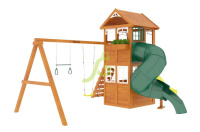 Детские уличные комплексы + Детская площадка IgraGrad Клубный домик с трубой Luxe