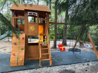 Детские уличные комплексы + Детская площадка IgraGrad Клубный домик 2 с трубой