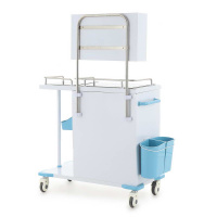 Тележки медицинские + Столик реанимационный, анестезиологический AT003 (ТМ-011АН-00)