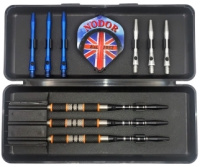 Дротики + Набор из дротиков Nodor Dragonfly steeltip 21gr и аксессуаров (профессиональный уровень)