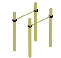 Уличные турники и брусья (Воркаут) + Воркаут Брусья ОВ 01-005 (89)