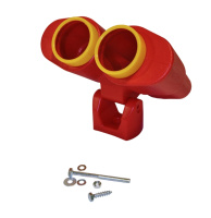 Аксессуары к дск + Бинокль "Капитан" красный PS-319