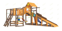 Детские уличные комплексы + Всесезонная площадка IgraGrad С Мостик 1 SF1