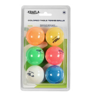 Мячики для настольного тенниса + KRAFLA B-CL60 Набор для настольного тенниса: мяч без звезд (6шт)