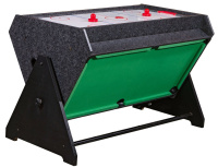 Игровые столы-трансформеры + Стол-трансформер "Vortex 3-in-1" (3 игры: аэрохоккей, футбол, бильярд, 127 х 78.7 х 86.4 см, серый)