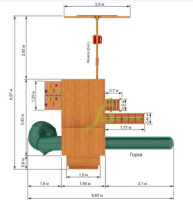 Детские уличные комплексы + Детская площадка IgraGrad Домик 4