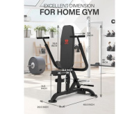 Тренажеры силовые нагружаемые дисками + Тренажер для Трицепса DFC D2003A