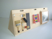 Тактильное оборудование и панели + Опора двухсторонняя для тактильно-развивающих (наборных) панелей - 2 панели