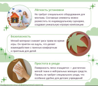 Игровое развивающее оборудование + Развивающая настенная панель мобильная "Серия сказки: Маша и Медведь" комплект
