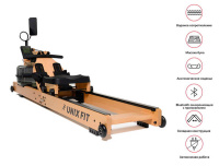 Гребные тренажеры + Гребной тренажер UNIX Fit Wood Rower Light