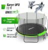 Батуты + Батут UNIX Line 12 ft UFO Green